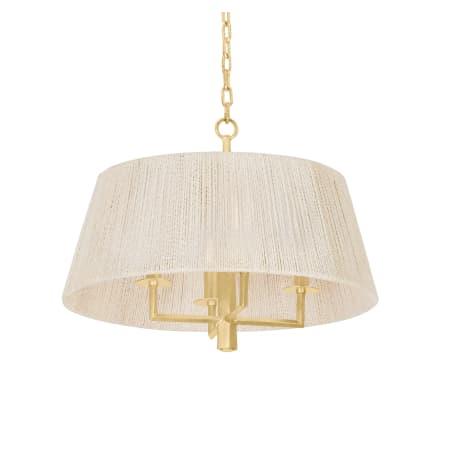 Troy Lighting Azar 4 Light 21" Wide Pendant Vintage Gold Leaf