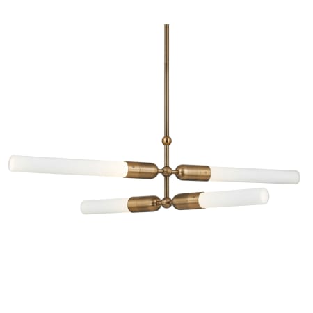 Troy Lighting Darby 4 Light 37" Wide Chandelier Patina Brass