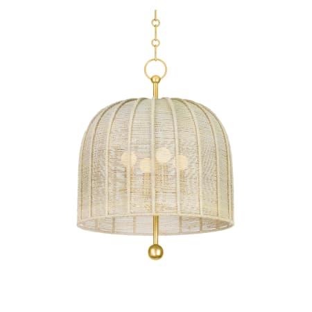 Troy Lighting Lonnie 4 Light 20" Wide Pendant Vintage Gold Leaf