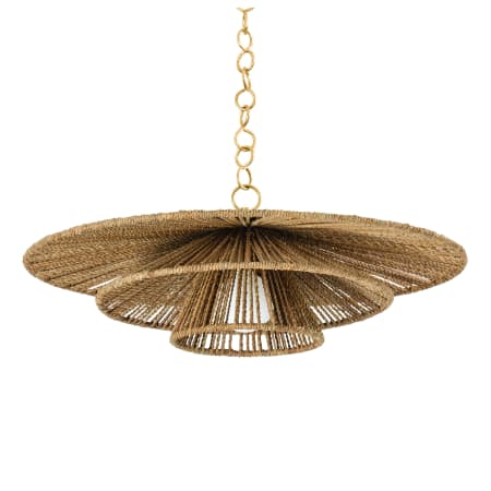 Troy Lighting Levan 24" Wide Pendant Vintage Gold Leaf