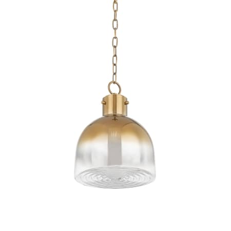 Troy Lighting Beryl 12" Wide Pendant Patina Brass