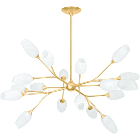 Troy Lighting Aldean 18 Light 44" Wide Sputnik Chandelier Vintage Gold Leaf