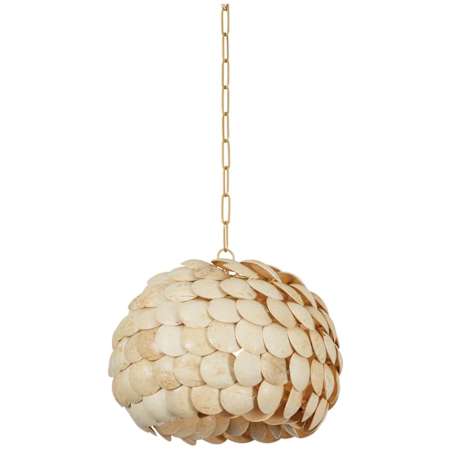 Troy Lighting Edric 21" Wide Abstract Pendant Vintage Gold Leaf