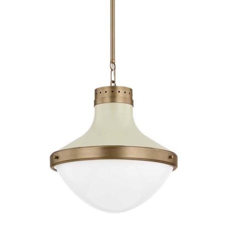 Troy Lighting Maxton 18" Wide Pendant Patina Brass / Soft Sand