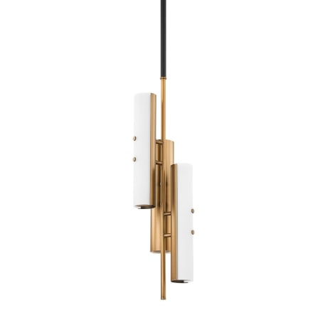 Troy Lighting Titus 3 Light 9" Wide LED Multi Light Pendant Patina Brass