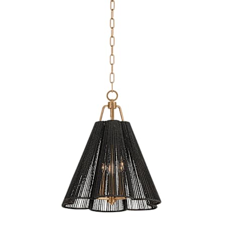 Troy Lighting Sonoma 3 Light 18" Wide LED Pendant Patina Gold Leaf
