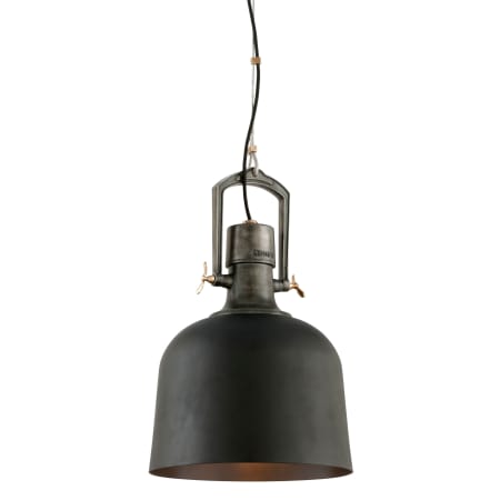Troy Lighting Hangar 31 23" Industrial Pendant Old Silver With Aged Brass Accents