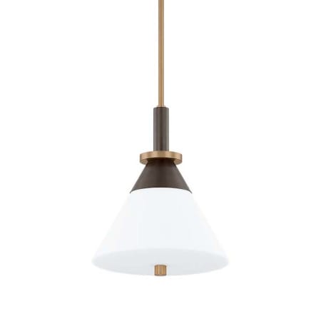 Troy Lighting Staton 12" Wide Pendant Patina Brass / Bronze