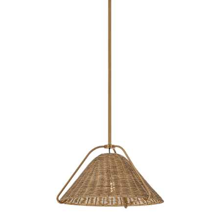 Troy Lighting Richard 18" Wide LED Pendant Patina Brass