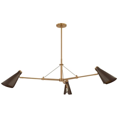 Troy Lighting Andersen 3 Light 50" Wide Chandelier Patina Brass / Bronze