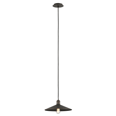 Troy Lighting McCoy 1 Light 14" Wide Hand Worked Pendant with Vintage Bronze Shade Vintage Bronze