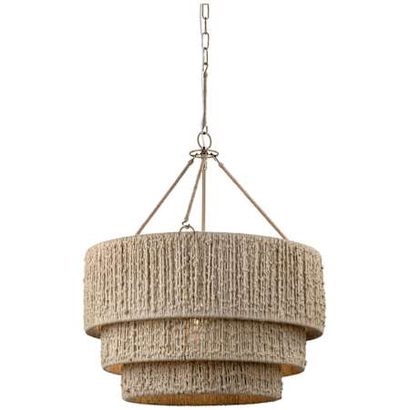 Troy Lighting Reza 24" Wide Chandelier Patina Brass