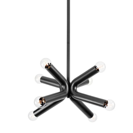 Troy Lighting Dash 8 Light 34" Wide Sputnik Chandelier Soft Black