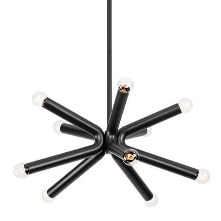 Troy Lighting Dash 10 Light 45" Wide Sputnik Chandelier Soft Black