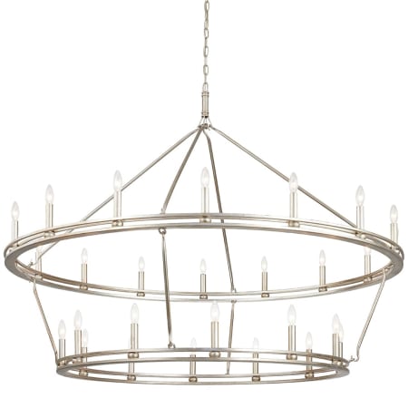 Troy Lighting Sutton 28 Light 52" Wide Taper Candle Chandelier - Champagne Silver Leaf Champagne Silver Leaf