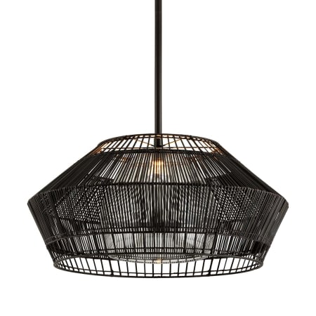 Troy Lighting Hunters Point Single Light 36" Wide Pendant Dark Espresso