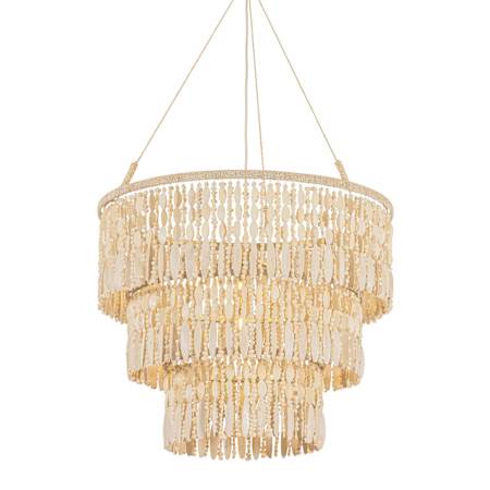 Troy Lighting Ben 4 Light 32" Wide Pendant Vintage Gold Leaf