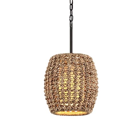 Troy Lighting Conga Single Light 12" Wide Pendant Bronze