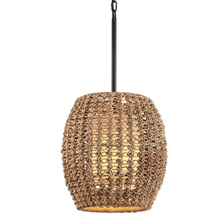 Troy Lighting Conga Single Light 17" Wide Pendant Tidepool Bronze