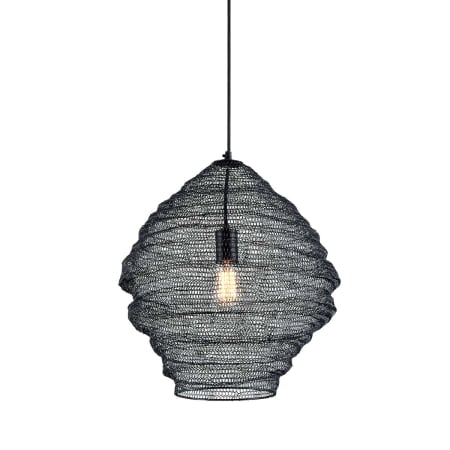 Troy Lighting Wabi Sabi Single Light 18" Wide Pendant Black