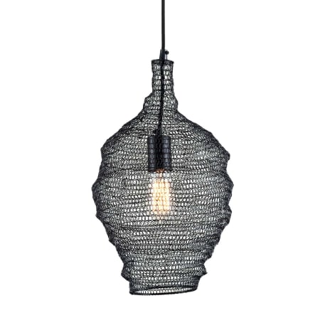 Troy Lighting Wabi Sabi Single Light 12" Wide Pendant Black