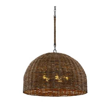 Troy Lighting Huxley 5 Light 34" Wide Pendant Textured Bronze