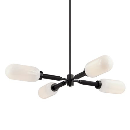 Troy Lighting Annex 4 Light 48" Wide Chandelier Anodized Black