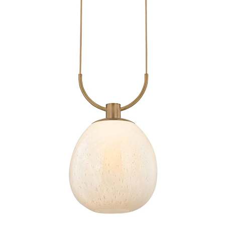 Troy Lighting Jove 10" Wide Abstract Mini Pendant Patina Brass