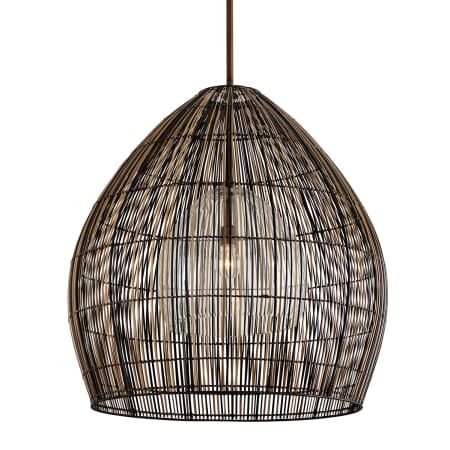 Troy Lighting Holden 35" Wide Pendant Bronze