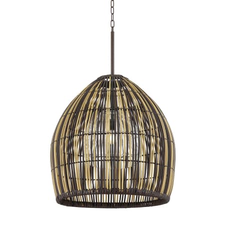 Troy Lighting Holden 35" Wide Wood Pendant Bronze