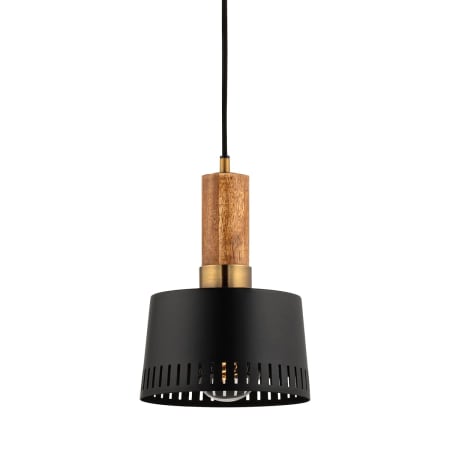 Troy Lighting Memphis 8" Wide Mini Pendant Patina Brass / Soft Black