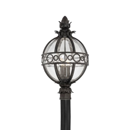 Troy Lighting Campanile 24" Tall 3 Light Post Light French Iron