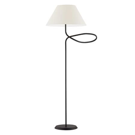Troy Lighting Fillea 68" Tall Gooseneck Floor Lamp Forged Iron