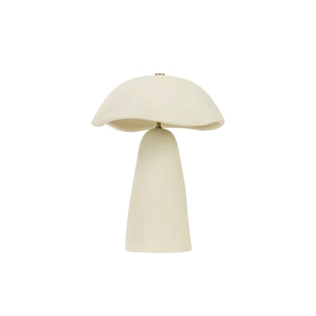 Troy Lighting Soloma 2 Light 21" Tall Accent Table Lamp Patina Brass / Ceramic Artisan White