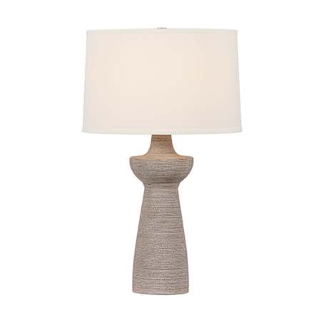 Troy Lighting Osgood 29" Tall Buffet Table Lamp Patina Brass / Ceramic Raked Sand