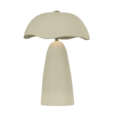 Troy Lighting Soloma 20.75" Tall LED Vase Table Lamp Patina Brass / Ceramic Artisan White
