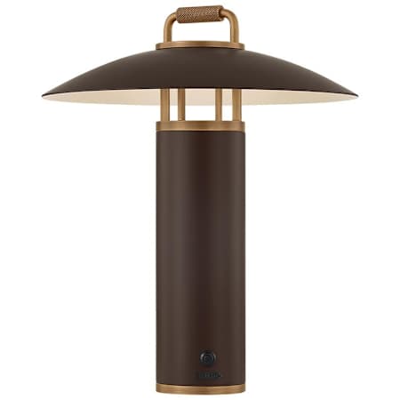 Troy Lighting Birk 14" Tall LED Accent Table Lamp Patina Brass / Bronze