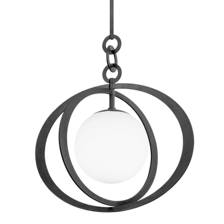 Troy Lighting Olancha 32" Wide Pendant Black Iron