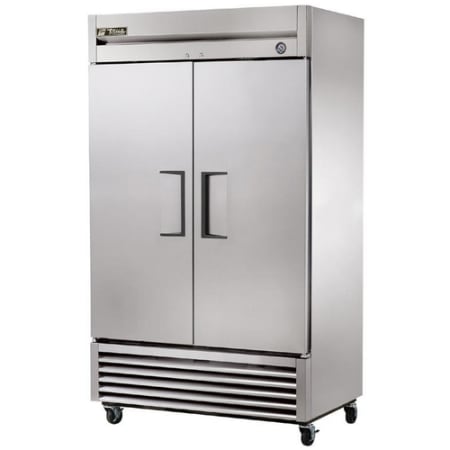 True 43 Cu. Ft. Reach- In Solid Dual Door Refrigerator Stainless Steel
