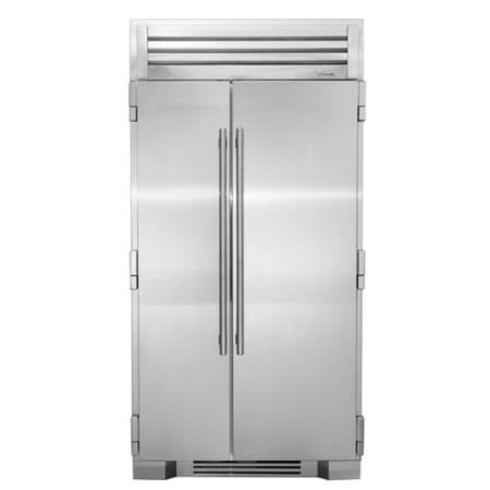 Finish: True Residential 42 Inch Wide 24.44 Cu. Ft. Side By Side Refrigerator Solid Stainless