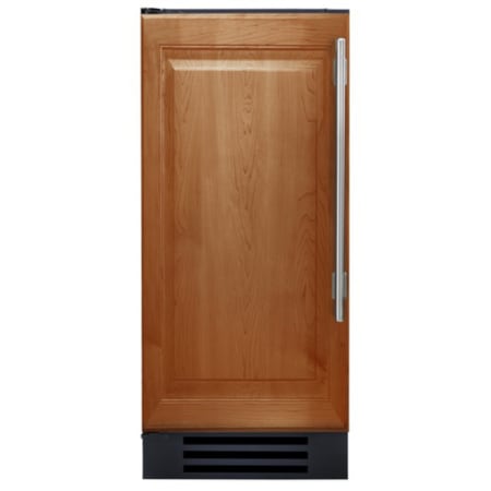 Finish: True Residential 15 Inch Wide 28 Lbs. Capacity Undercounter Ice Maker with 70 Lbs. Daily Ice Production Overlay Panel