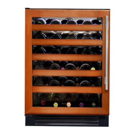 Finish: True Residential 24 Inch Wide 45 Bottle Capacity Built-In Wine Cooler Overlay Glass