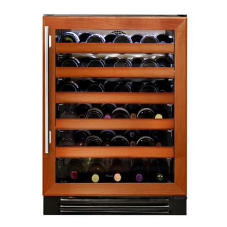 Finish: True Residential 24 Inch Wide 45 Bottle Capacity Built-In Wine Cooler Overlay Glass