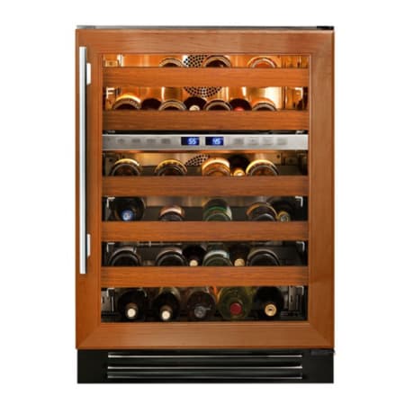 Finish: True Residential 24 Inch Wide 45 Bottle Capacity Built-In Wine Cooler Overlay Glass