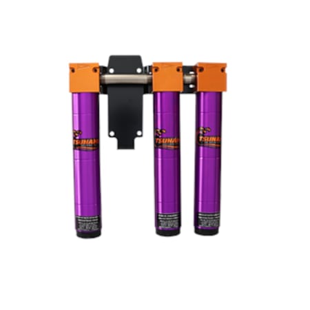 Tsunami Compressed Air Filtration Package #5 - 1/4" Water Separator, Oil Coalescing Filter and Activated Carbon (50 CFM) (Right To Left Flow Direction) N/A