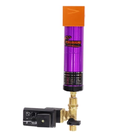 Tsunami Compressed Air 1/4" 250 PSI High Efficiency Oil Coalescing Filter with Moisture Minder Electronic Drain (20 CFM) N/A