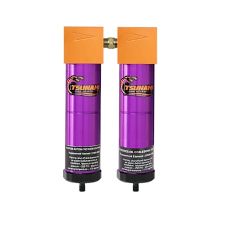 Tsunami Compressed Air Filtration Package #3 - 1/4" Water Separator and Oil Coalescing Filter (20 CFM) N/A