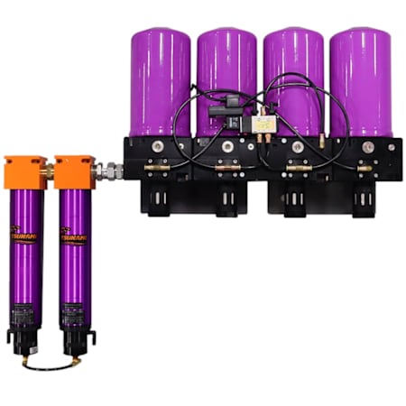 Tsunami Compressed Air Pure-20 Series Regenerative Air Dryer 20-HP (80 CFM) with Moisture Minder Pneumatic Drain N/A