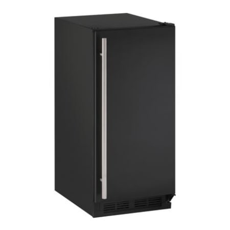 U-Line 15 Inch Wide 30 Lb. Capacity Built-In Ice Maker with 60 Lb. Daily Ice Production from the 1000 Series Black