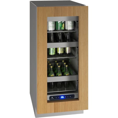 U-Line 15 Inch Wide 2.9 Cu. Ft. Compact Refrigerator with Variable Speed Compressor Panel Ready Glass